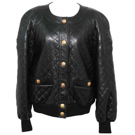 vintage chanel bomber jacket|Vintage Chanel men's jacket.